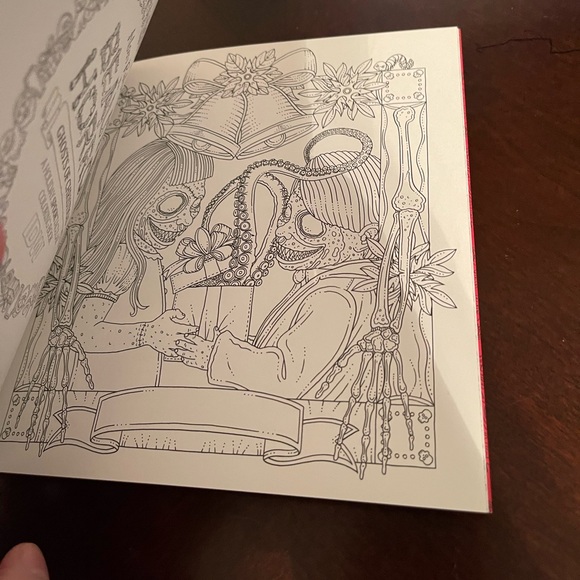 The Beauty of Horror Christmas Adult Coloring Book - Picture 7 of 10
